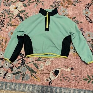 Athleta Kids Jacket in Mint and Black